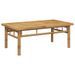 Table basse 90x50x35 cm bambou - Photo n°1