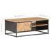 Table basse 90x50x35 cm Bois d'acacia massif - Photo n°7