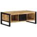 Table basse 90x50x36 cm bois de manguier massif brut - Photo n°1