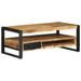 Table basse 90x50x36 cm bois de manguier massif brut - Photo n°1