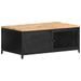 Table basse 90x50x37 cm Bois massif de manguier brut - Photo n°1