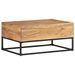 Table basse 90x60x40 cm Bois d'acacia massif - Photo n°6