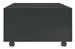Table basse à roulettes rectangulaire bois noir brillant Bella 120 cm - Photo n°5