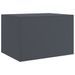 Table basse anthracite 67x50x44 cm acier - Photo n°9