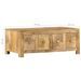 Table basse avec 4 tiroirs 90x50x35 cm Bois solide de manguier - Photo n°8