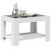 Table basse avec LED blanc 73x53x45 cm bois d'ingénierie - Photo n°5