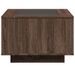 Table basse avec LED chêne marron 60x60x40 cm bois d'ingénierie - Photo n°7