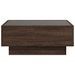 Table basse avec LED chêne marron 70x50x30 cm bois d'ingénierie - Photo n°6