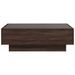 Table basse avec LED chêne marron 90x50x30 cm bois d'ingénierie - Photo n°6