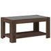 Table basse avec LED chêne marron 93x53x45 cm bois d'ingénierie - Photo n°8