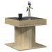 Table basse avec LED chêne sonoma 50x50x45 cm bois d'ingénierie - Photo n°5