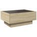 Table basse avec LED chêne sonoma 70x50x30 cm bois d'ingénierie - Photo n°8