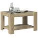 Table basse avec LED chêne sonoma 73x53x45 cm bois d'ingénierie - Photo n°5