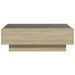 Table basse avec LED chêne sonoma 90x50x30 cm bois d'ingénierie - Photo n°6