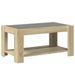 Table basse avec LED chêne sonoma 93x53x45 cm bois d'ingénierie - Photo n°8