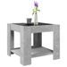 Table basse avec LED gris béton 53x53x45 cm bois d'ingénierie - Photo n°5