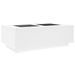 Table basse avec LED infini blanc 116x69x40 cm - Photo n°8