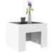 Table basse avec LED infini blanc 40x40x30 cm - Photo n°5