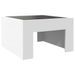 Table basse avec LED infini blanc 50x50x30 cm - Photo n°8