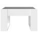 Table basse avec LED infini blanc 50x53x30 cm - Photo n°7