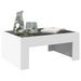 Table basse avec LED infini blanc 70x50x30 cm - Photo n°5