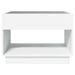 Table basse avec LED infini blanc 70x50x50 cm - Photo n°6