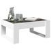 Table basse avec LED infini blanc 70x53x30 cm - Photo n°5