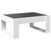 Table basse avec LED infini blanc 70x53x30 cm - Photo n°8