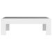 Table basse avec LED infini blanc 90x50x30 cm - Photo n°6