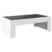 Table basse avec LED infini blanc 90x50x30 cm - Photo n°8