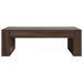 Table basse avec LED infini chêne marron 90x53x30 cm - Photo n°6