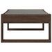 Table basse avec LED infini chêne marron 90x53x30 cm - Photo n°7