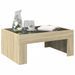 Table basse avec LED infini chêne sonoma 70x50x30 cm - Photo n°5