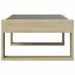 Table basse avec LED infini chêne sonoma 70x53x30 cm - Photo n°7