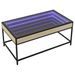 Table basse avec LED infini chêne sonoma 90x50x41 cm - Photo n°3