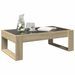 Table basse avec LED infini chêne sonoma 90x53x30 cm - Photo n°5