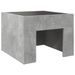 Table basse avec LED infini gris béton 40x40x30 cm - Photo n°8