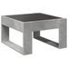 Table basse avec LED infini gris béton 50x53x30 cm - Photo n°8