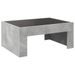 Table basse avec LED infini gris béton 70x50x30 cm - Photo n°8