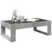 Table basse avec LED infini gris béton 90x53x30 cm - Photo n°5