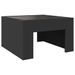 Table basse avec LED infini noir 50x50x30 cm - Photo n°8