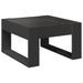 Table basse avec LED infini noir 50x53x30 cm - Photo n°8