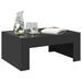 Table basse avec LED infini noir 70x50x30 cm - Photo n°5