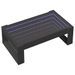 Table basse avec LED infini noir 90x53x30 cm - Photo n°3