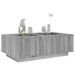 Table basse avec LED infini sonoma gris 116x69x40 cm - Photo n°5