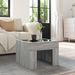 Table basse avec LED infini sonoma gris 40x40x30 cm - Photo n°4