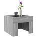 Table basse avec LED infini sonoma gris 40x40x30 cm - Photo n°5