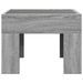 Table basse avec LED infini sonoma gris 40x40x30 cm - Photo n°6