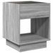 Table basse avec LED infini sonoma gris 40x40x50 cm - Photo n°8