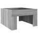 Table basse avec LED infini sonoma gris 50x50x30 cm - Photo n°8